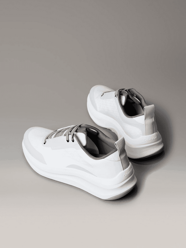 calvin klein sneakers uomo bianco-grigio - 6