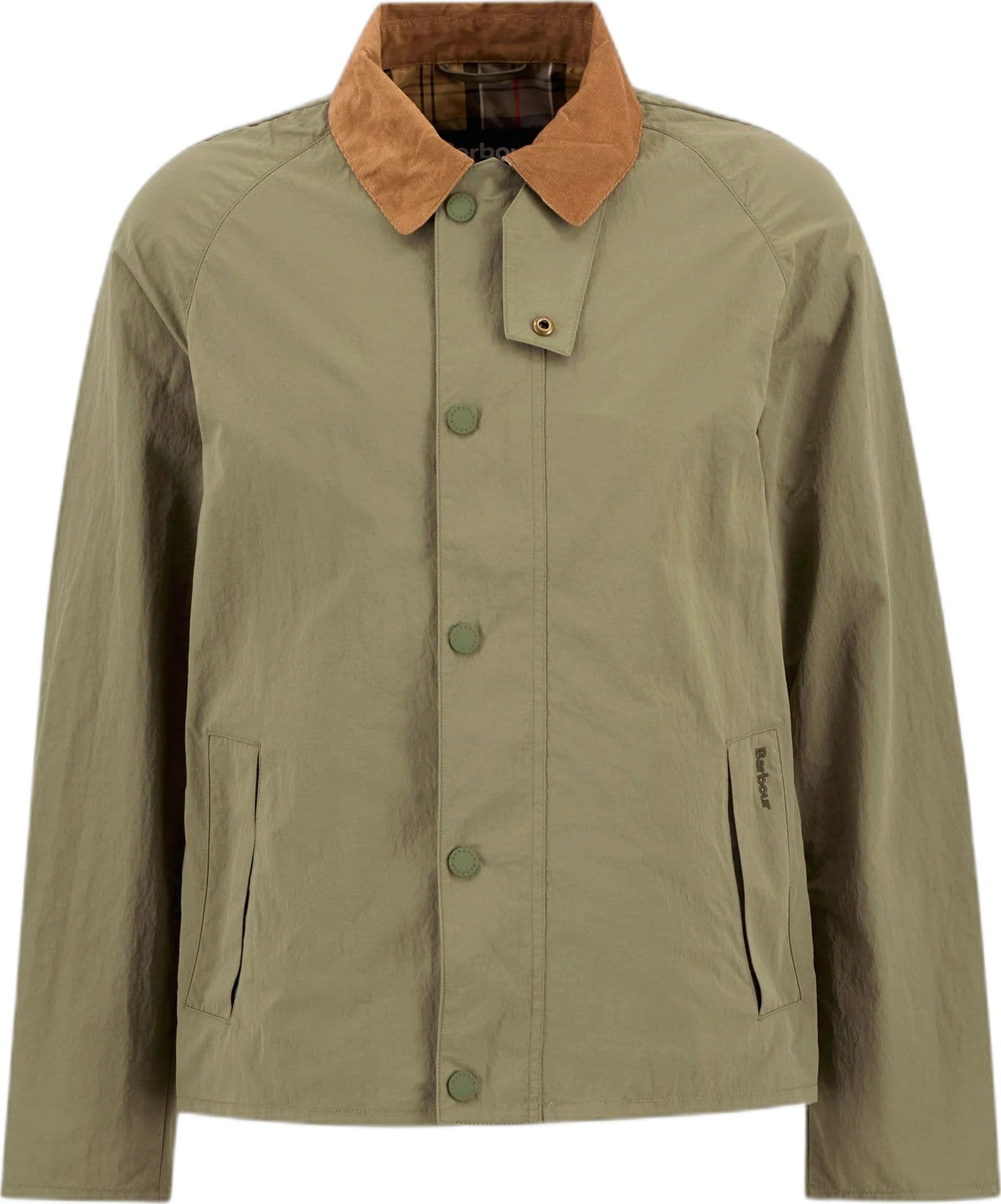 BARBOUR giacca barbour tracker showerproof jacket - dusty olive - 7