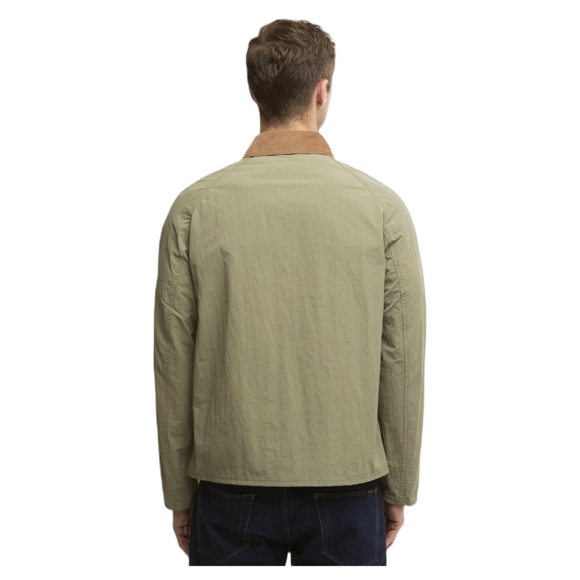 BARBOUR giacca barbour tracker showerproof jacket - dusty olive - 5