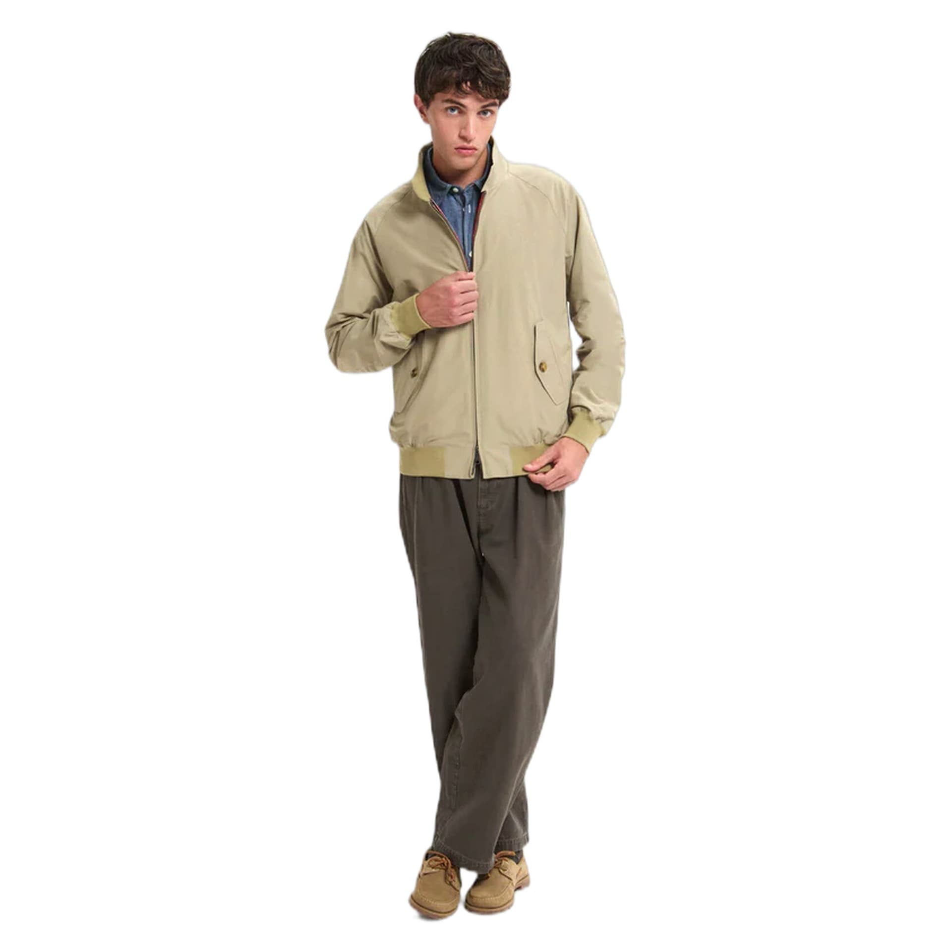 BARACUTA giacca baracuta g9 harrington - natural - 2