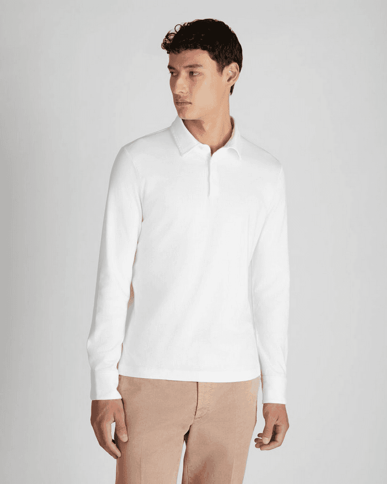 Zanone polo uomo bianco ottico - 2