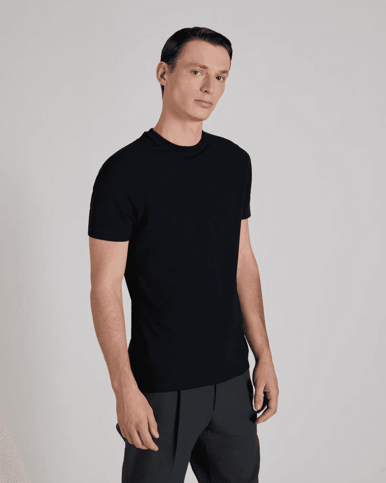 Zanone t-shirt uomo blue navy - 2