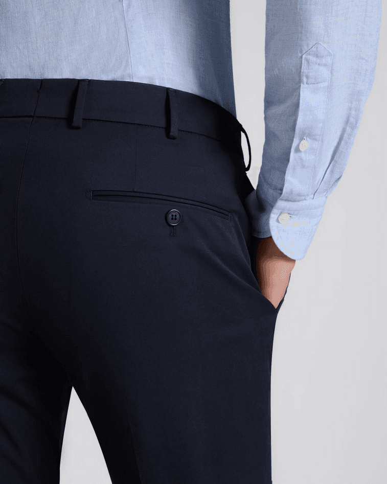 Incotex pantalone uomo blu scuro - 3