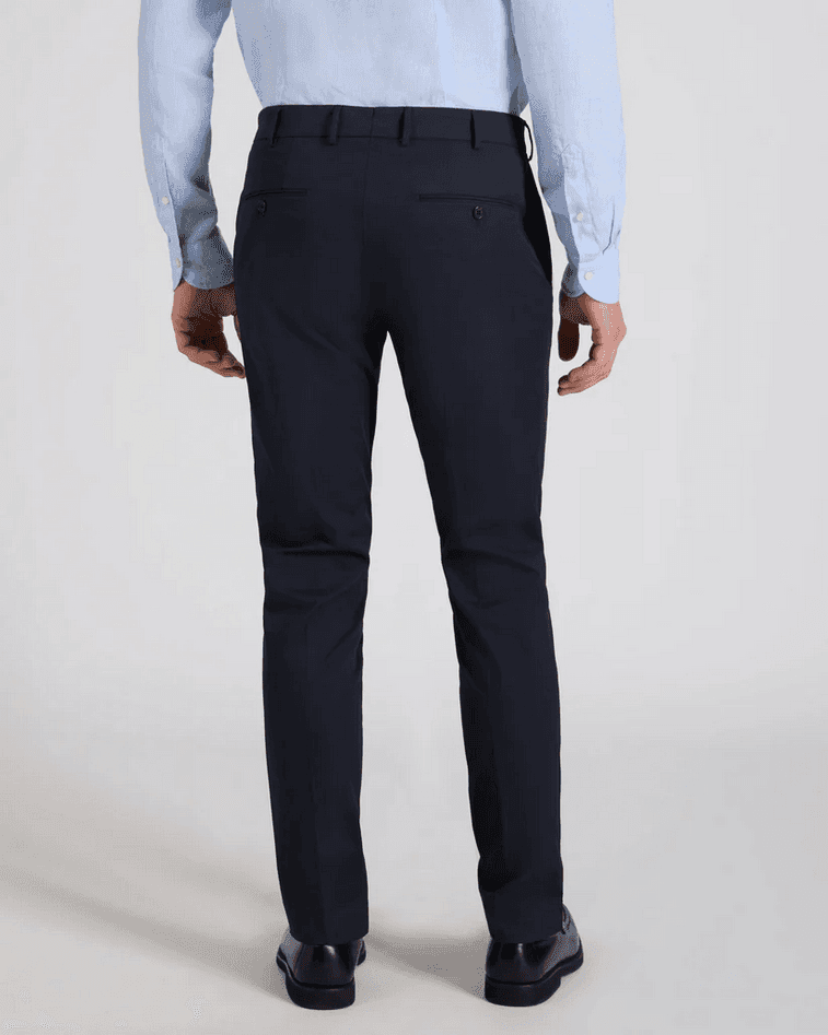 Incotex pantalone uomo blu scuro - 4