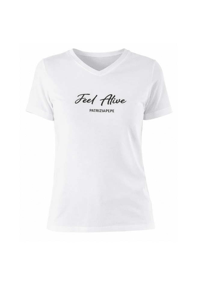 PATRIZIA PEPE t-shirt donna bianco - 2