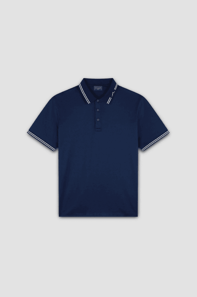 Paul&amp;Shark polo con righe sul collo uomo blue - 3