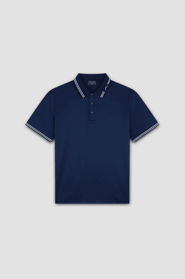 Paul&amp;Shark polo con righe sul collo uomo blue - 3