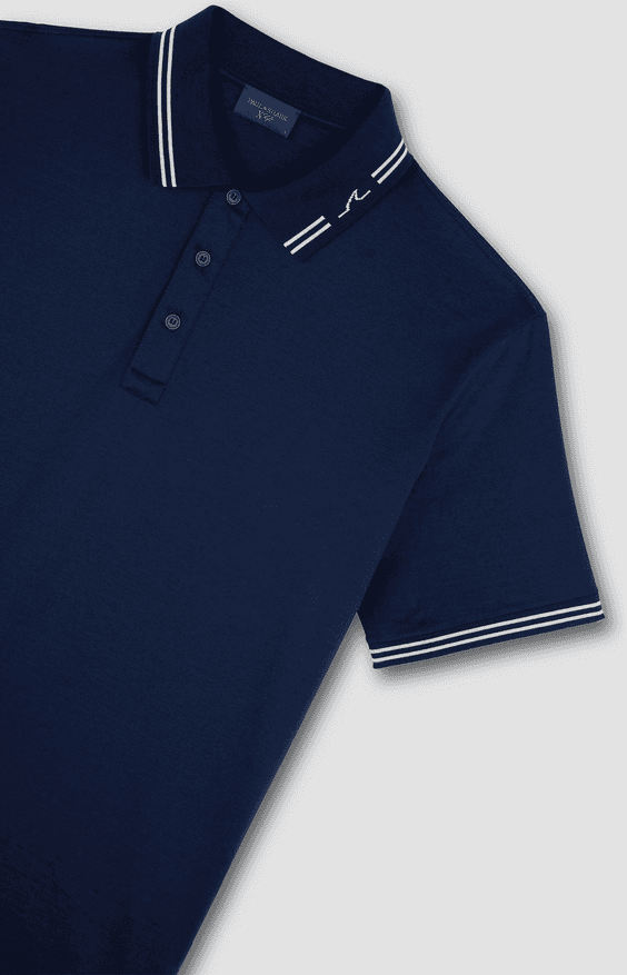 Paul&amp;Shark polo con righe sul collo uomo blue - 2
