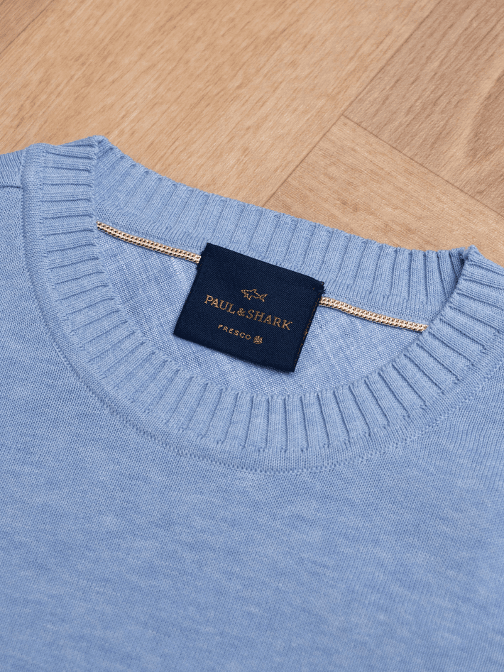 Paul&amp;Shark maglia girocollo uomo azzurro - 3