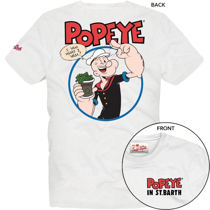 MC2 SAINT BARTH  T-shirt con stampa frontale e posteriore PRL0002-03575L - 2