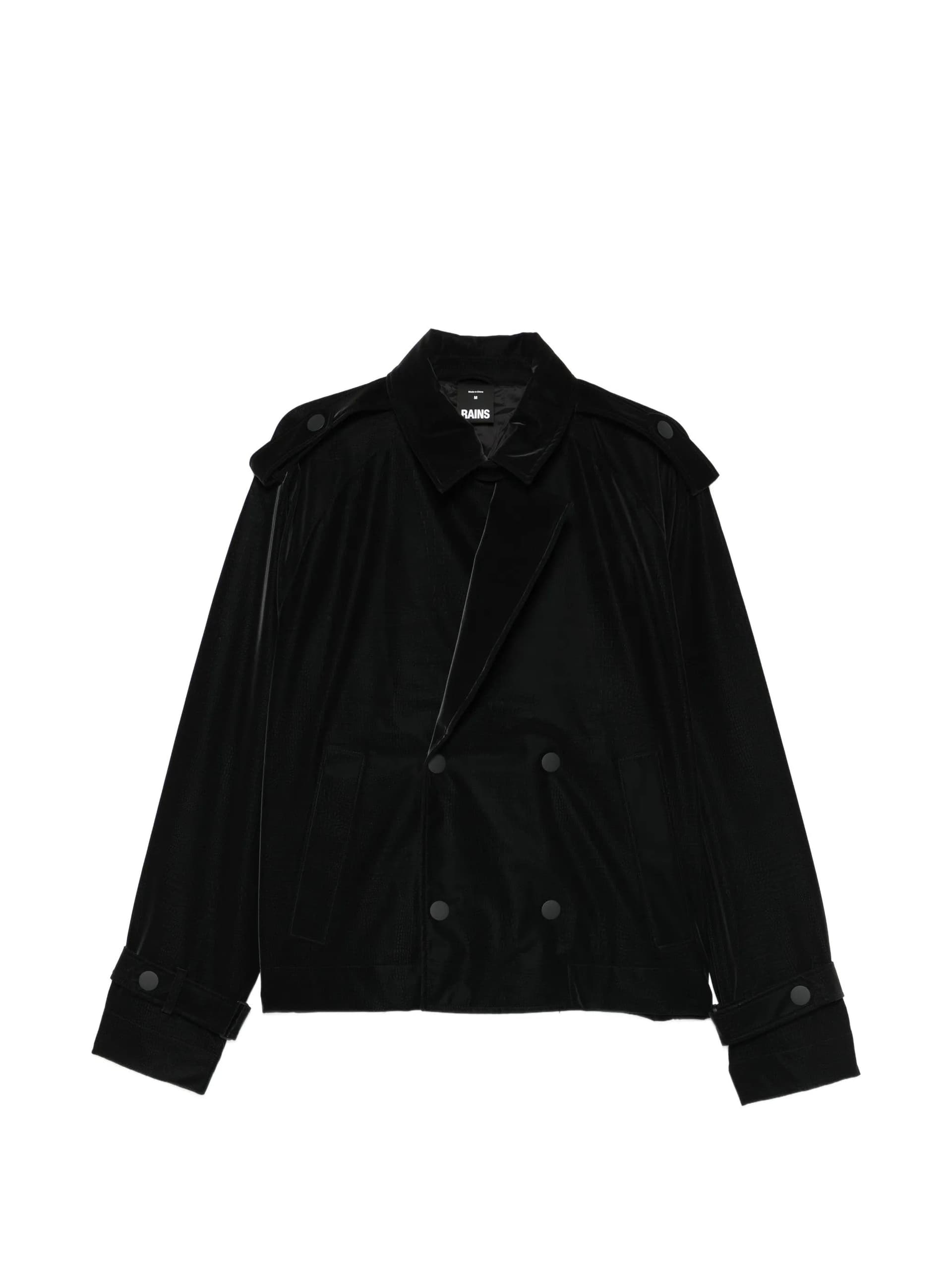 RAINS Rains - Giacca Nera e Verde da Uomo