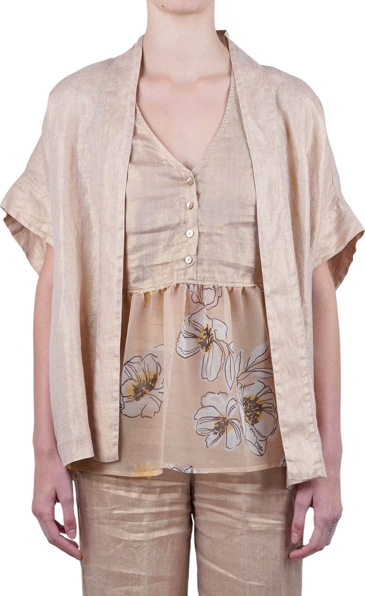 ALESSIA SANTI Alessia Santi - Giacca - 470180 - Oro - 3