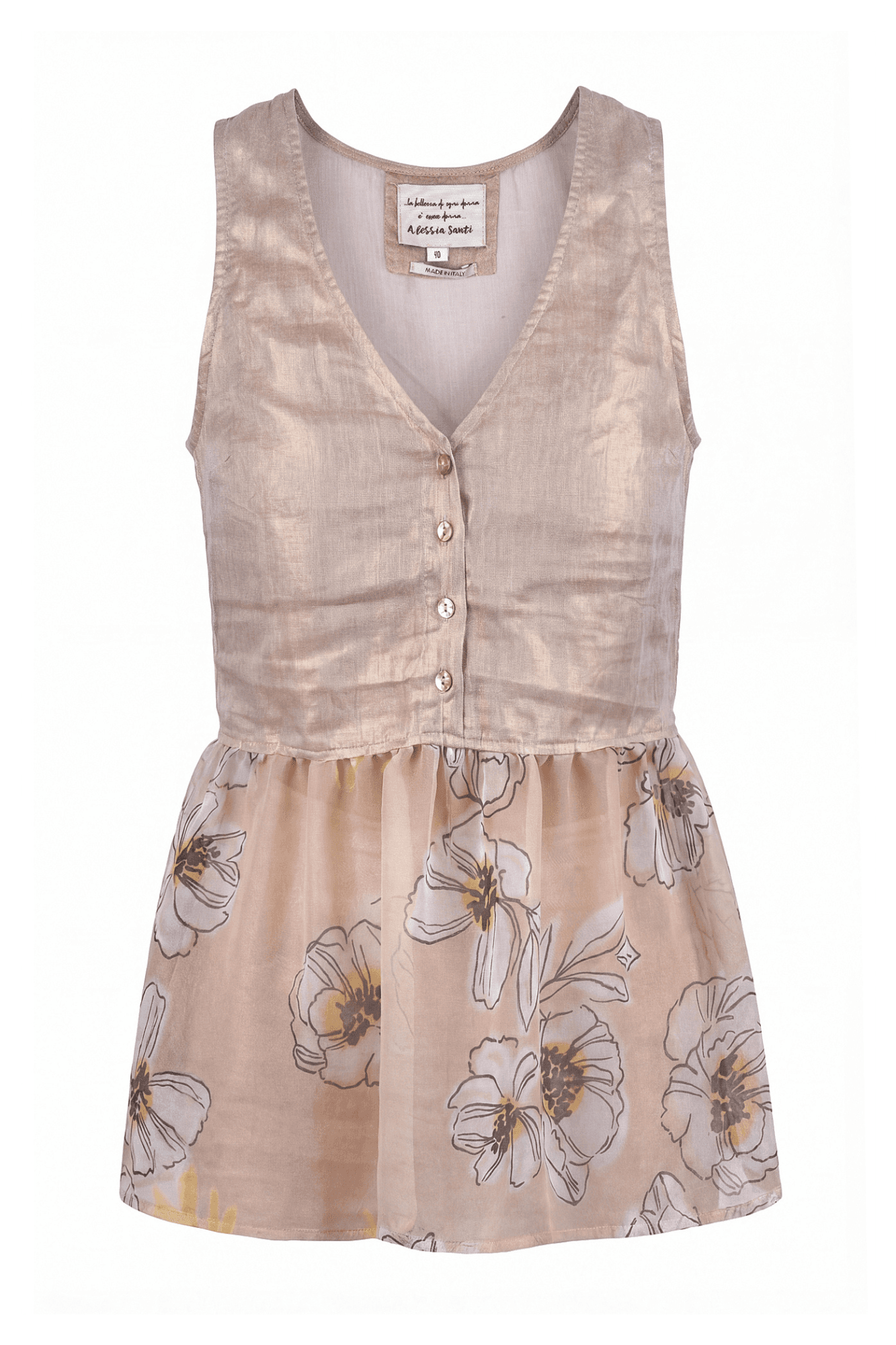 ALESSIA SANTI Alessia Santi - Top - 470189 - Oro - 7