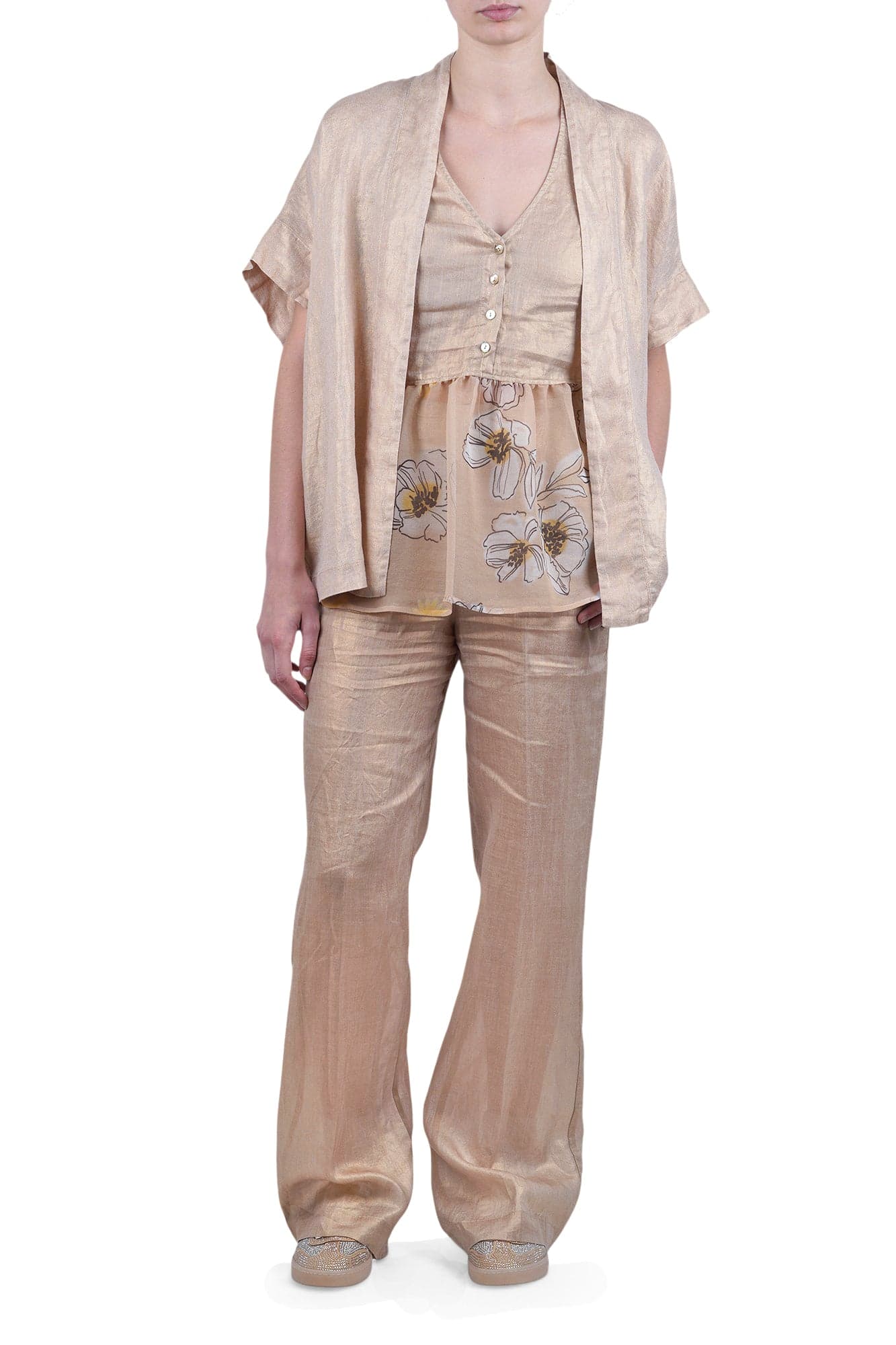 ALESSIA SANTI Alessia Santi - Top - 470189 - Oro - 2