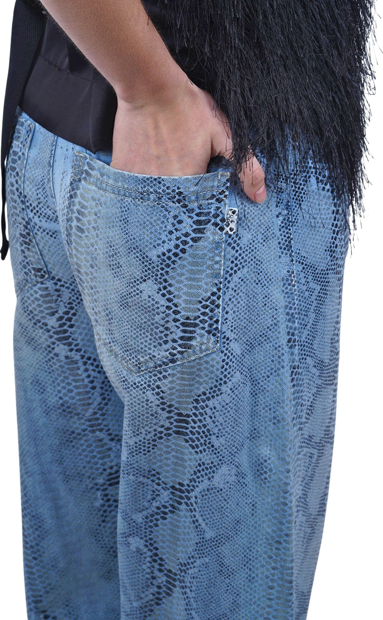 8PM 8pm - Pantalone - 470484 - Fantasia Azzurro - 6