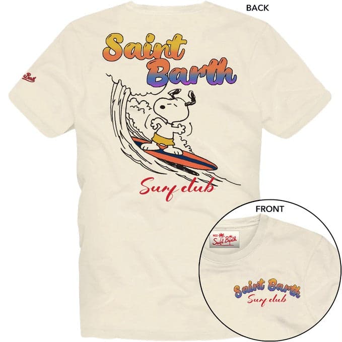 MC2 SAINT BARTH  T-shirt con stampa frontale e posteriore PRL0002-02739L - 2