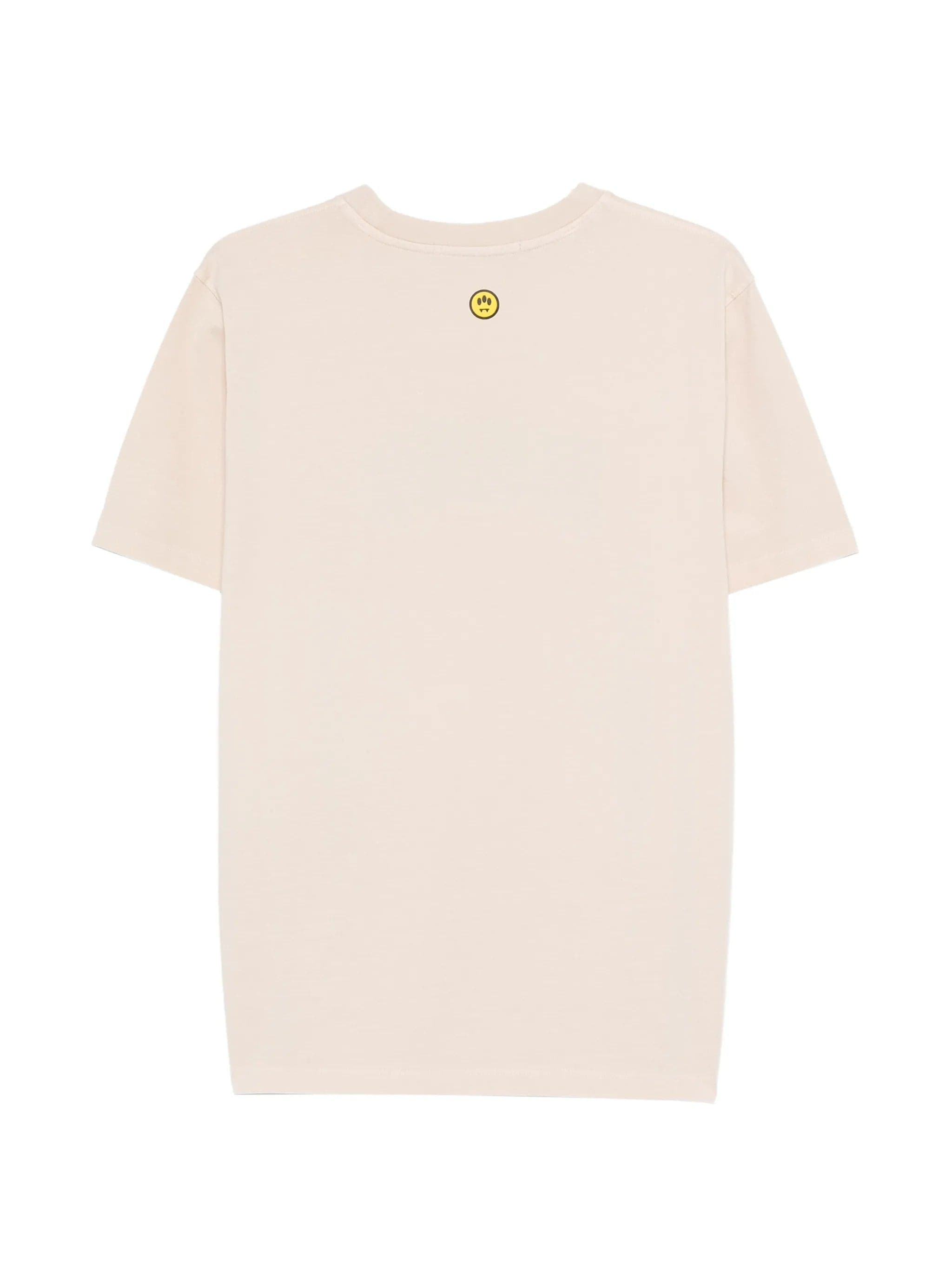 BARROW Barrow - T-Shirt Beige e Nera da Donna - 2