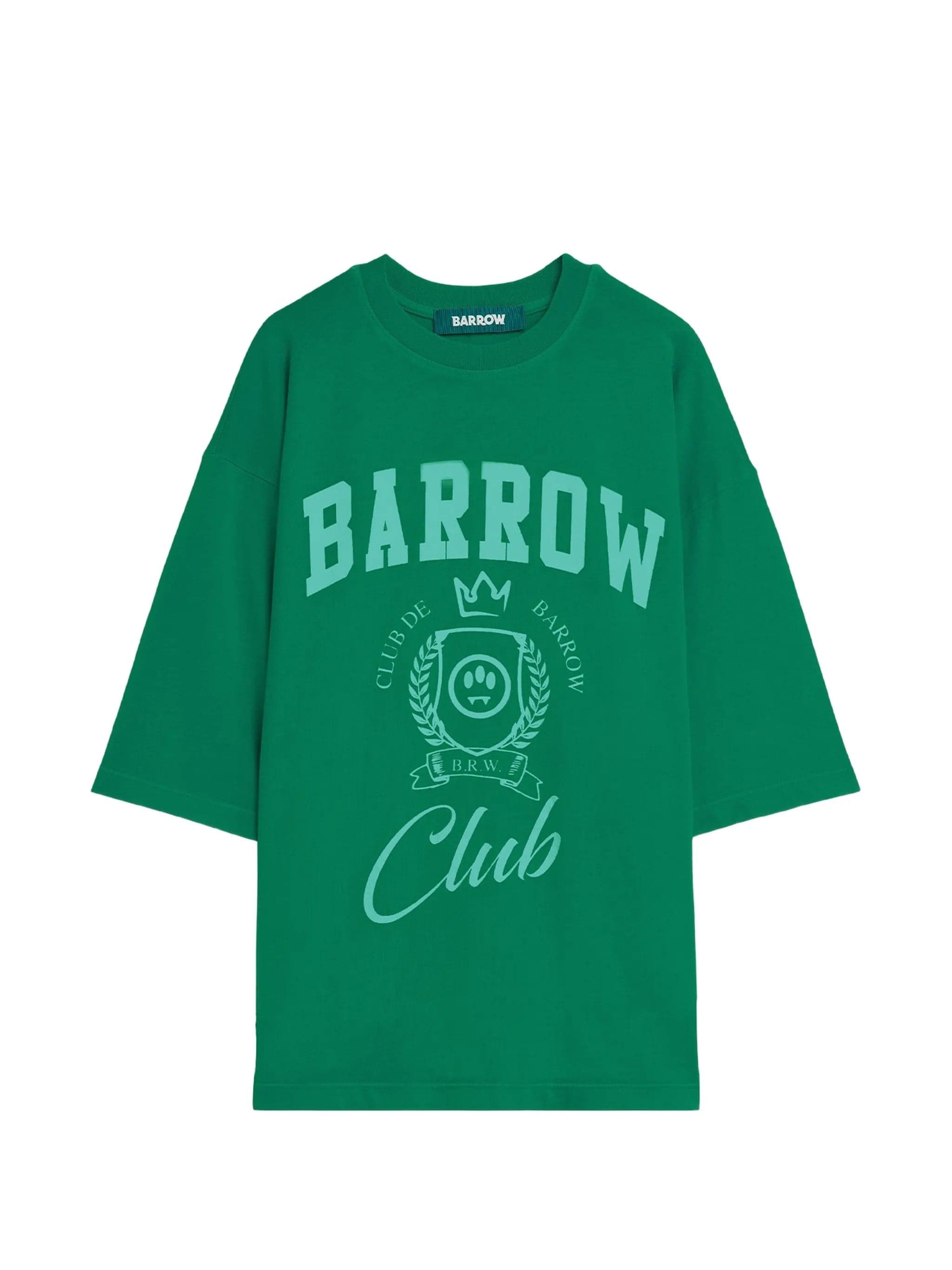 BARROW Barrow - T-Shirt Rosa e Verde da Donna - 3