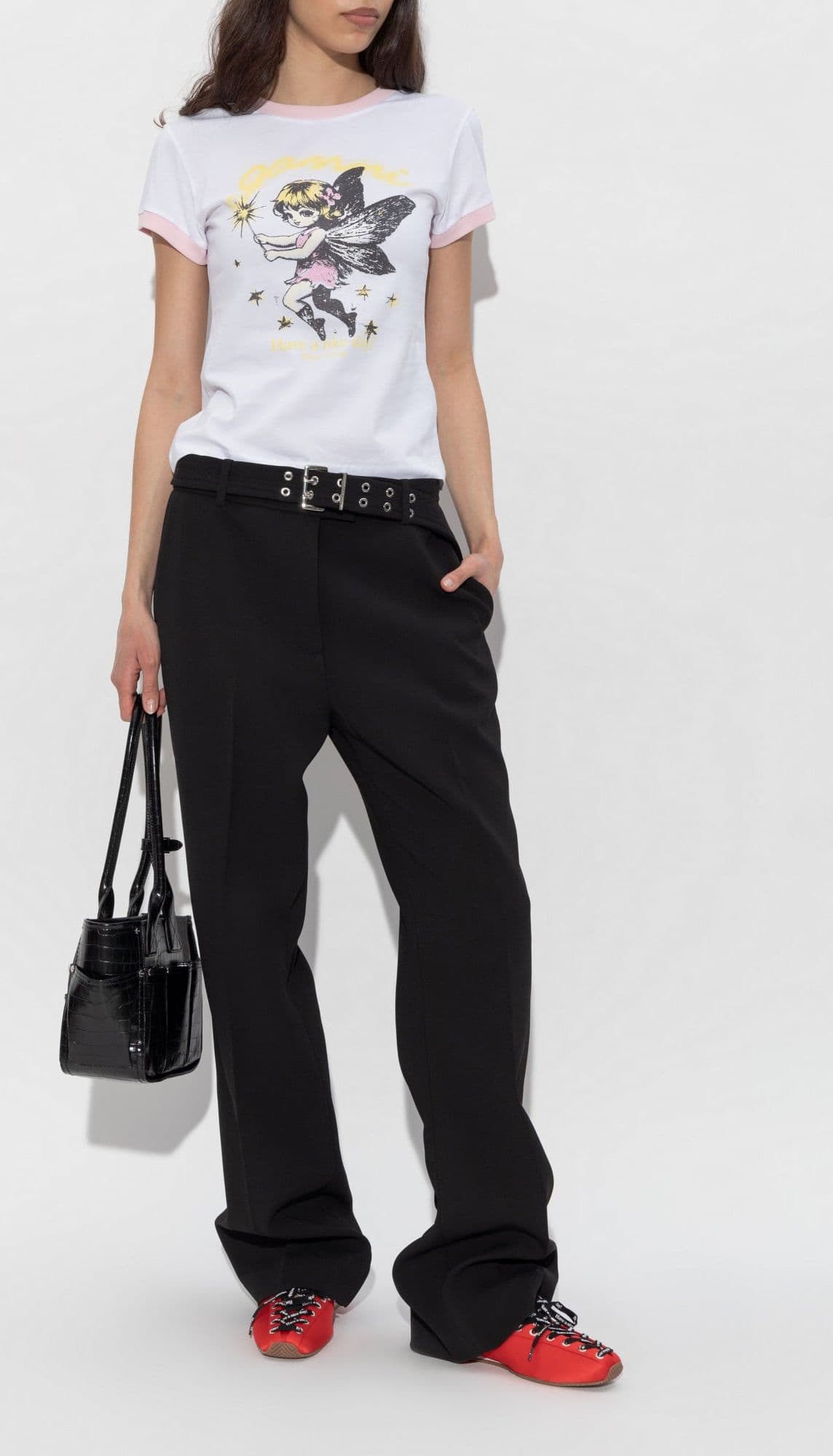 GANNI Ganni - T-Shirt Bianca da Donna - 2