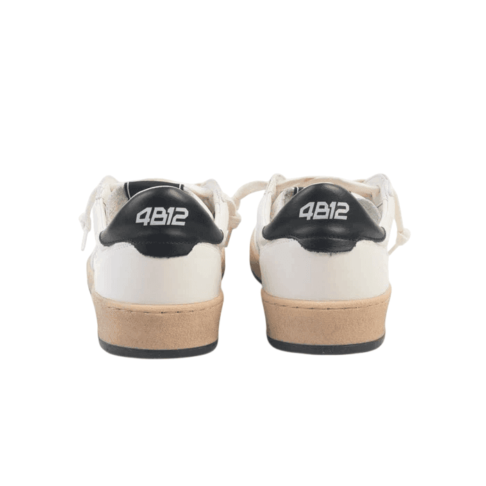 4B12  Sneakers Bianco - 2