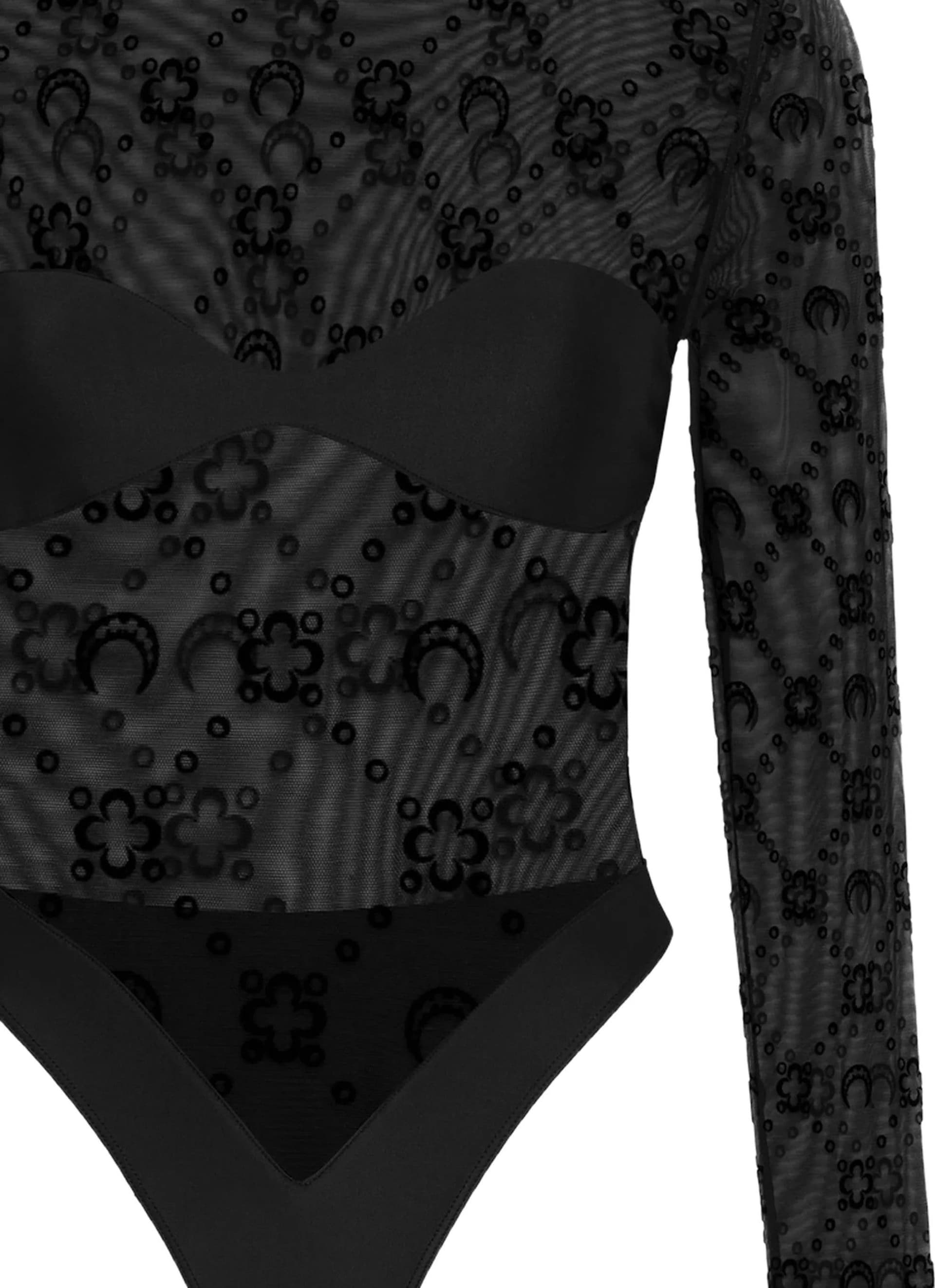 MARINE SERRE Marine Serre - Top Body Nero da Donna - 2