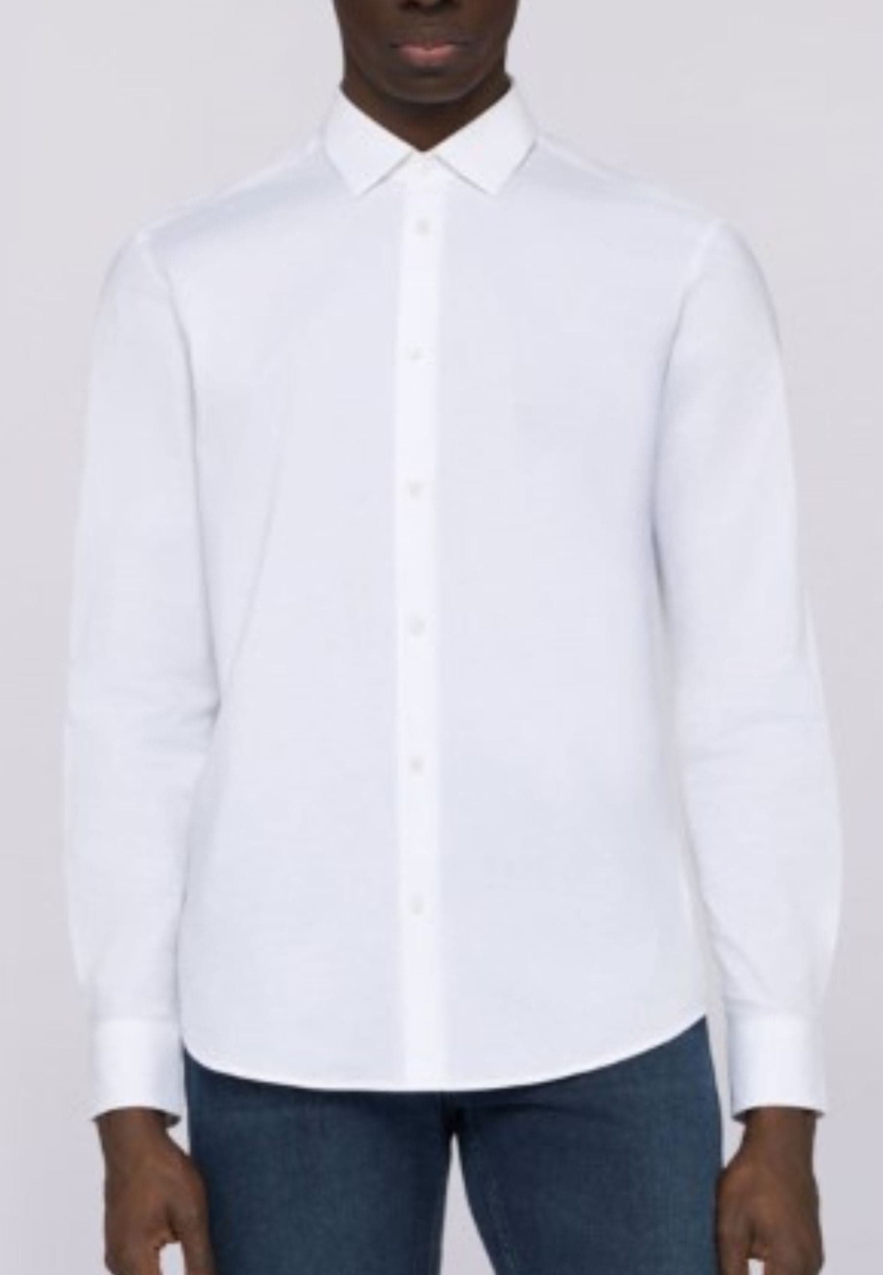 TRUSSARDI  CAMICIA SLIM FIT-STRETCH POPELINE SHIRT - 2