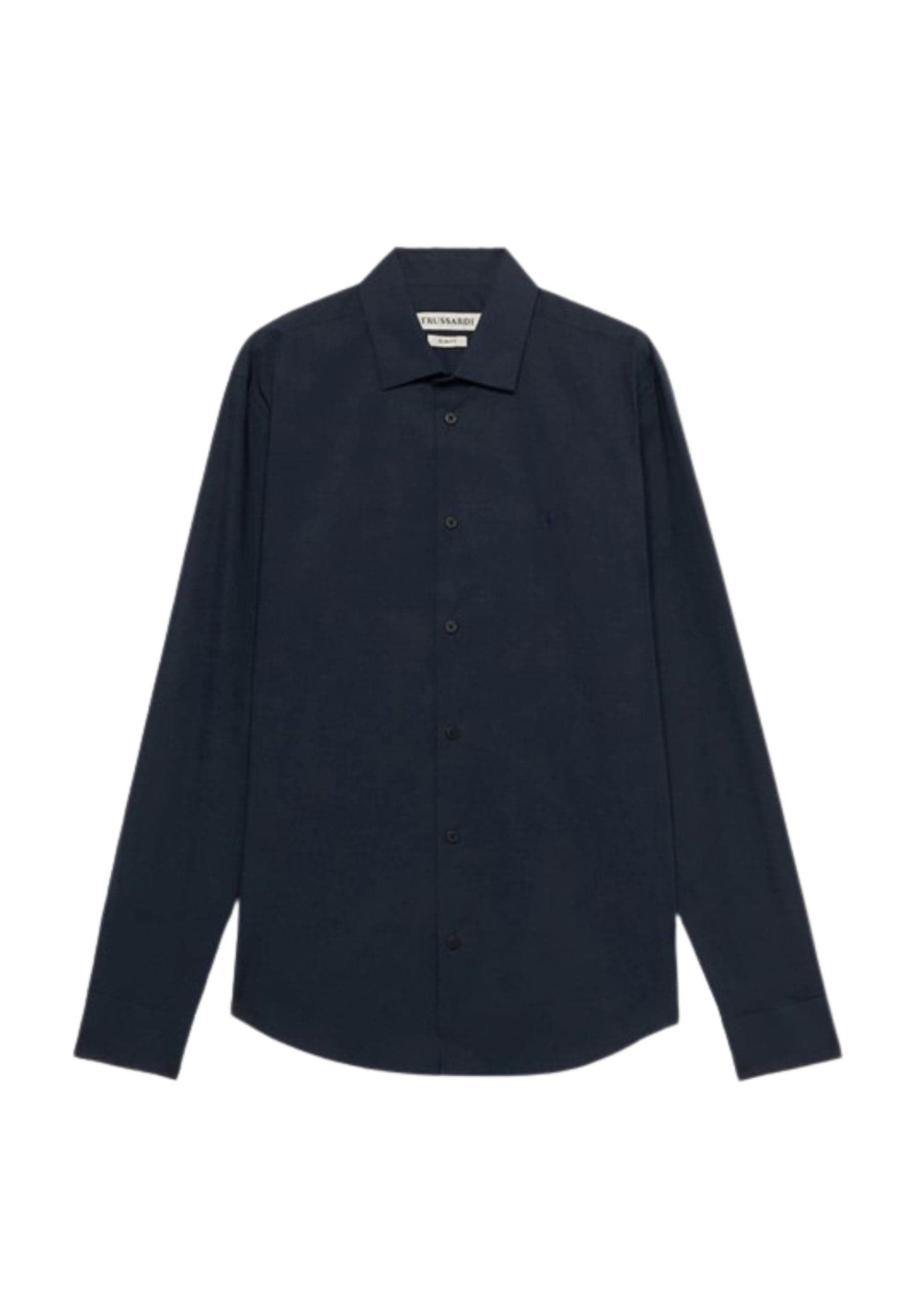 TRUSSARDI  CAMICIA SLIM FIT-STRETCH POPELINE SHIRT - 2