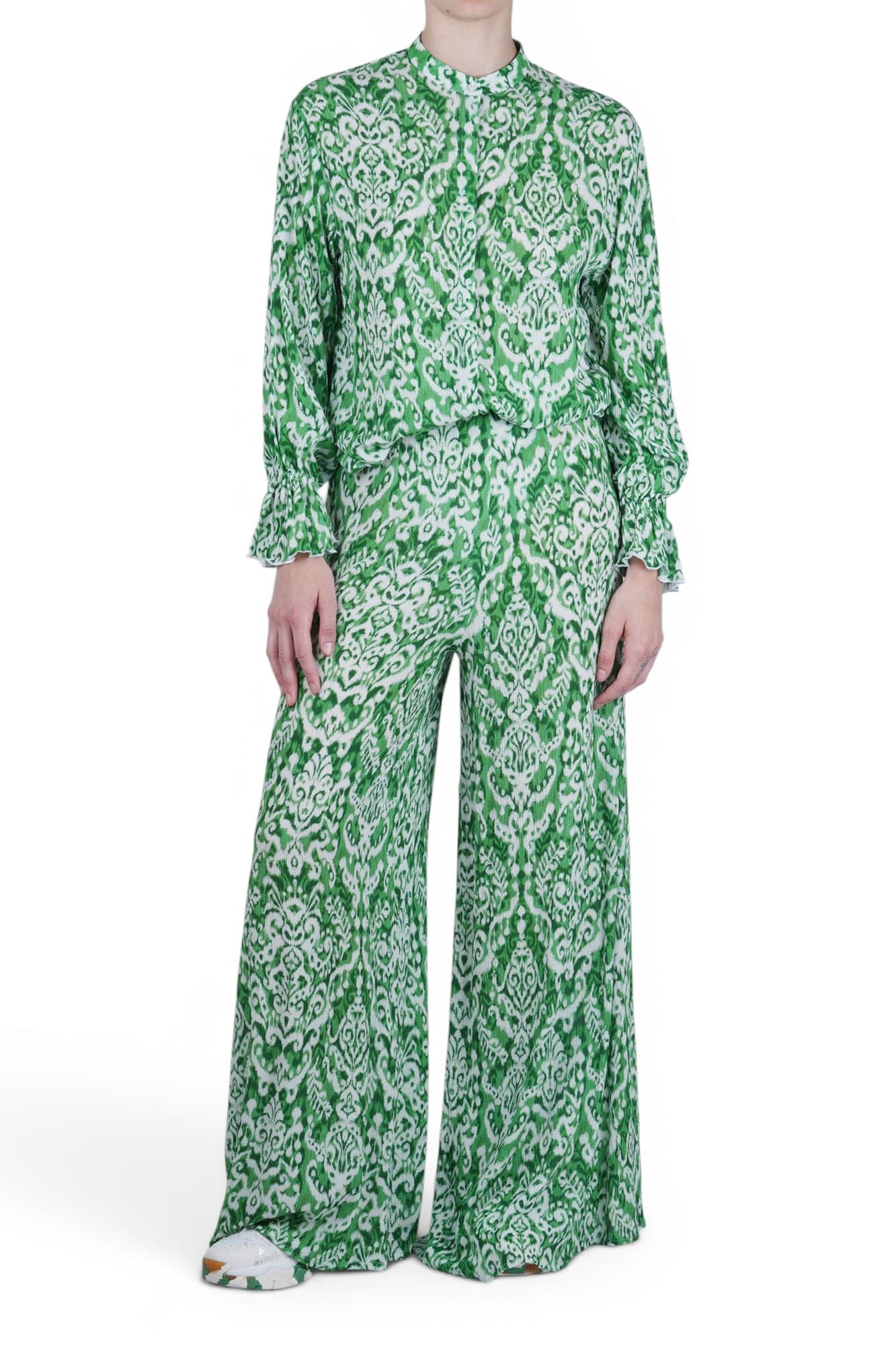 MALIPARMI Maliparmi - Camicia - 470665 - Bianco/Verde - 2