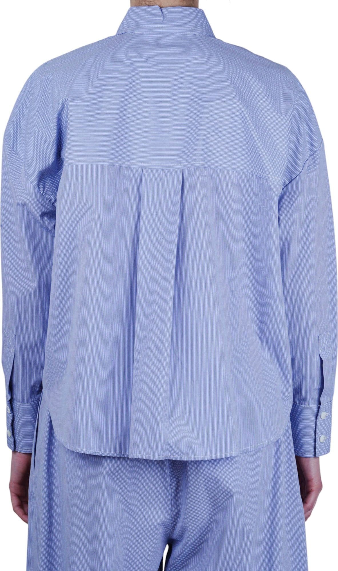 SOLOTRE Solotre - Camicia - 470680 - Bianco/Azzurro - 5