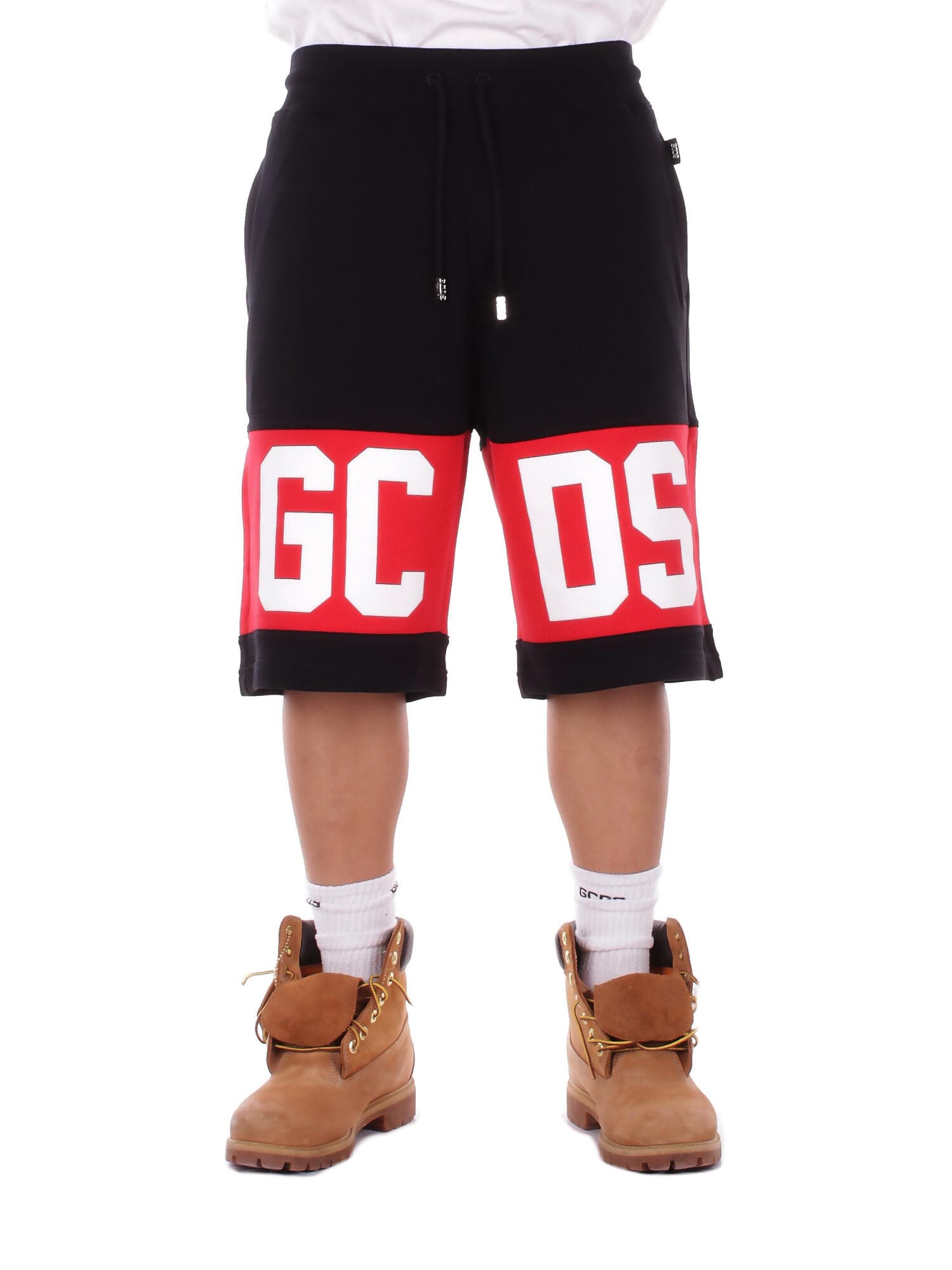 GCDS  Pantaloncini Black red - 7