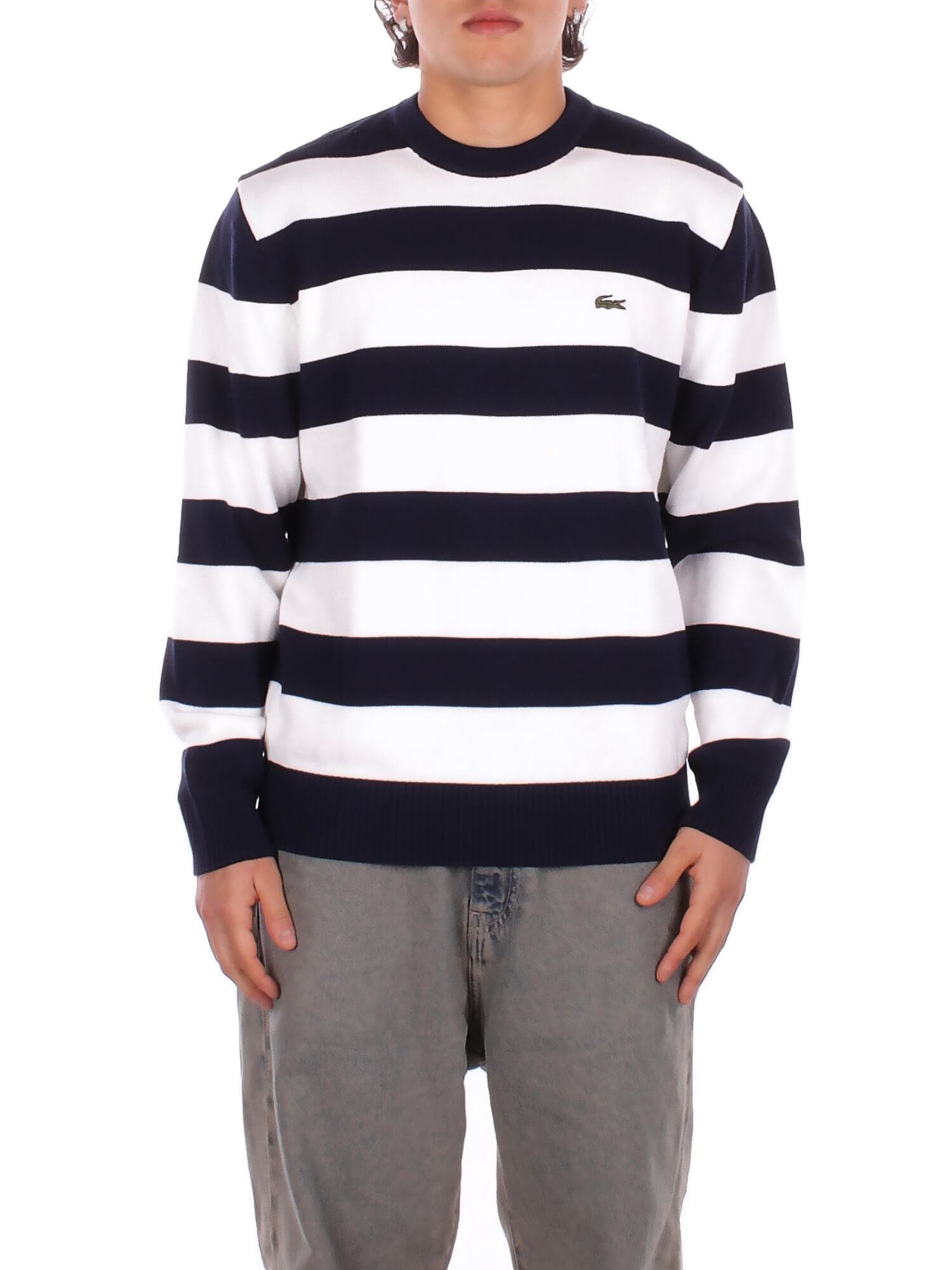 Lacoste  Maglie Bianco blu - 7