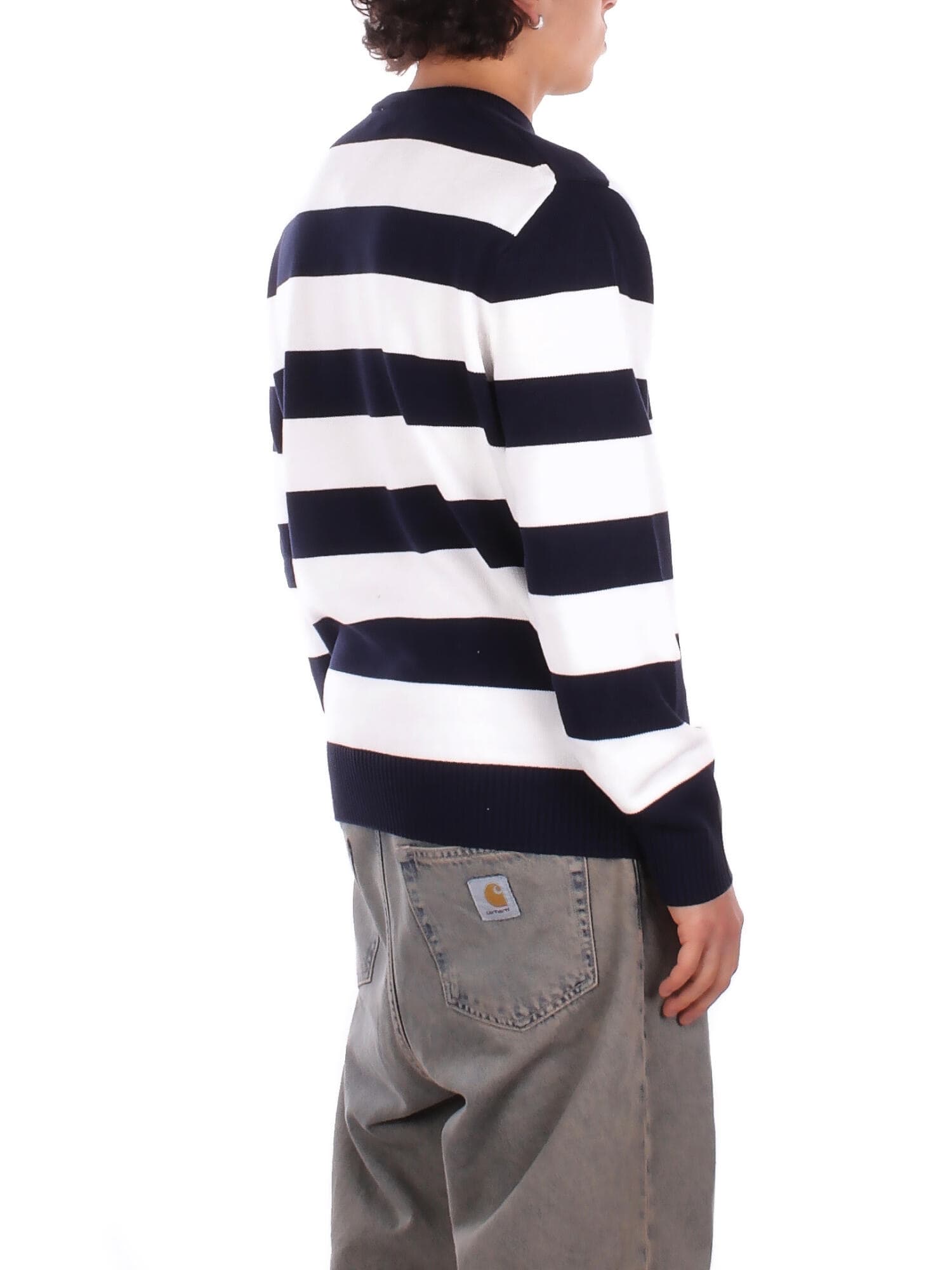 Lacoste  Maglie Bianco blu - 5