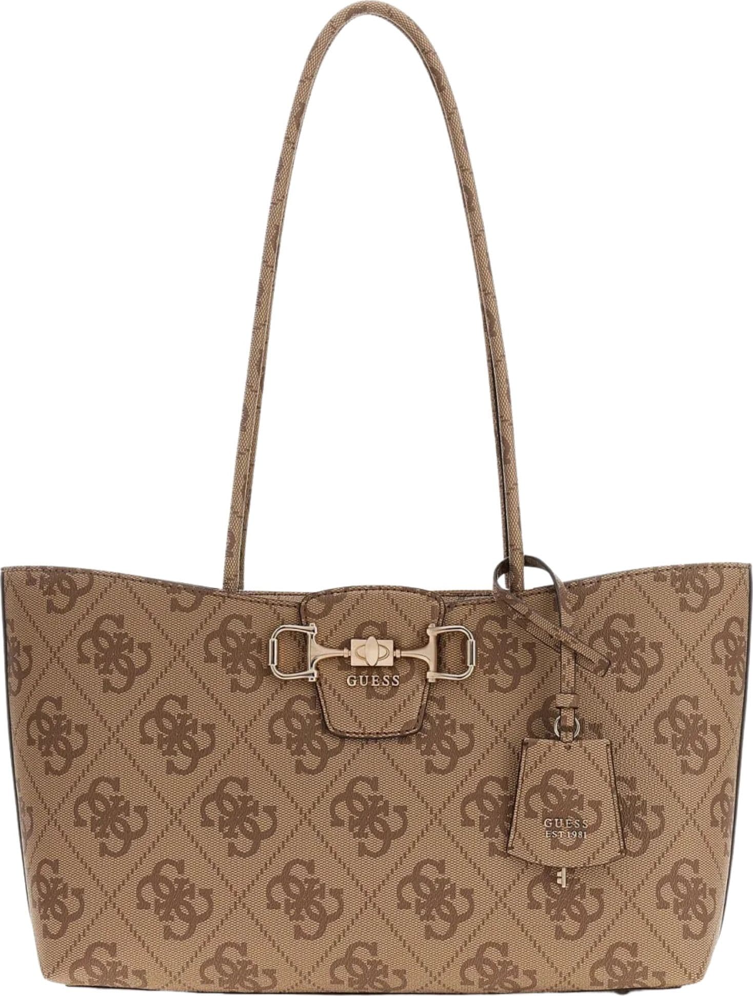 GUESS  BORSA JANIE LOGO – BEIGE