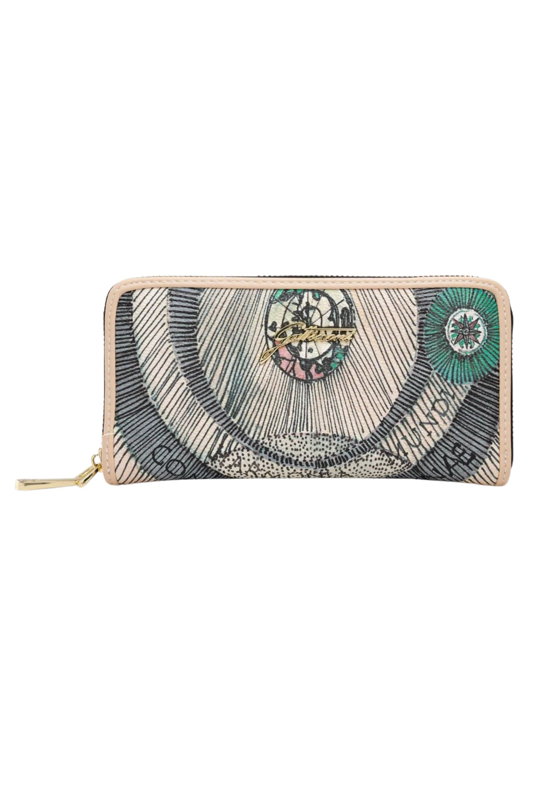 GATTINONI  PORTAFOGLIO PLANETARIUM L ZIP WALLET PVC - 6