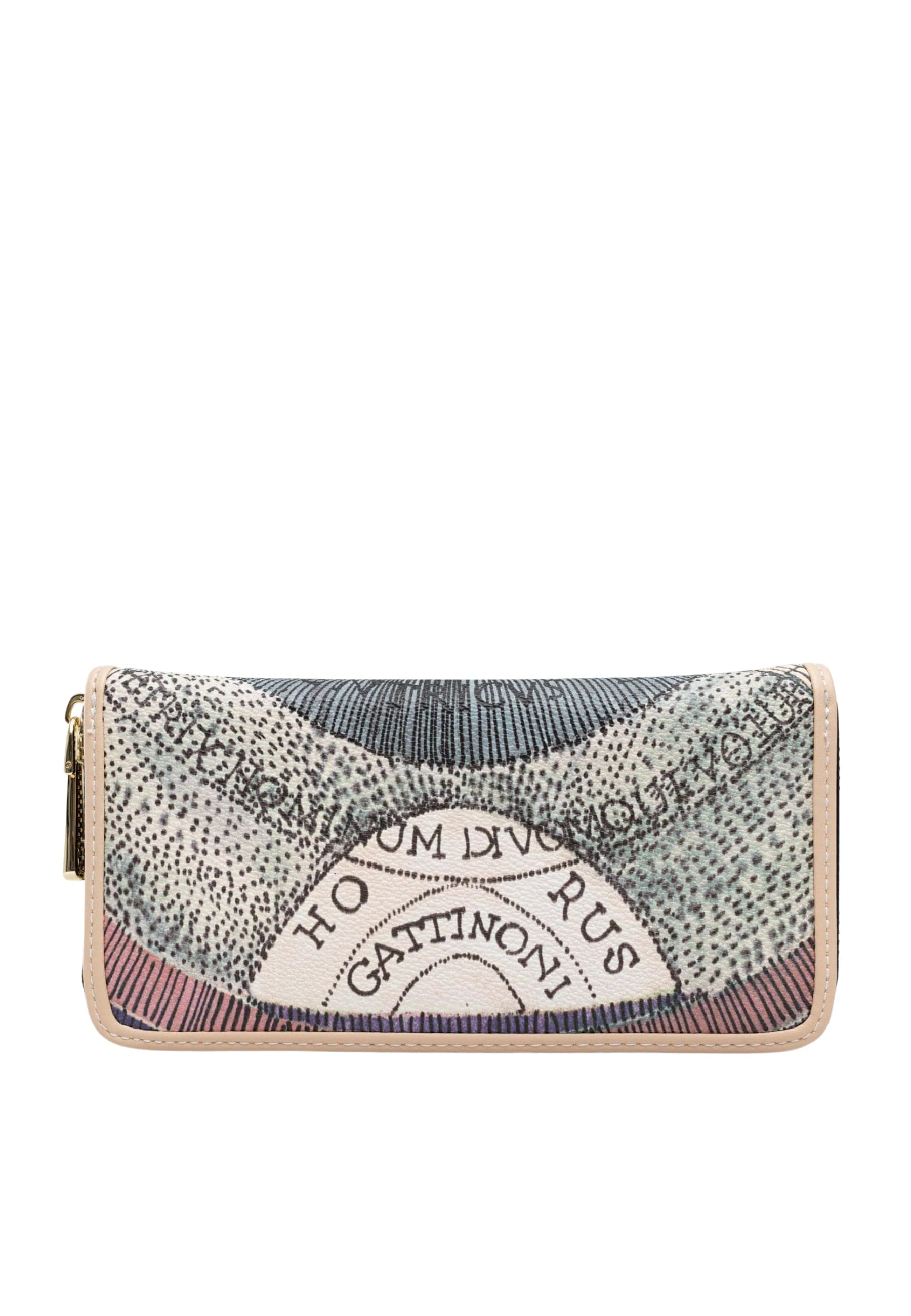 GATTINONI  PORTAFOGLIO PLANETARIUM L ZIP WALLET PVC - 2