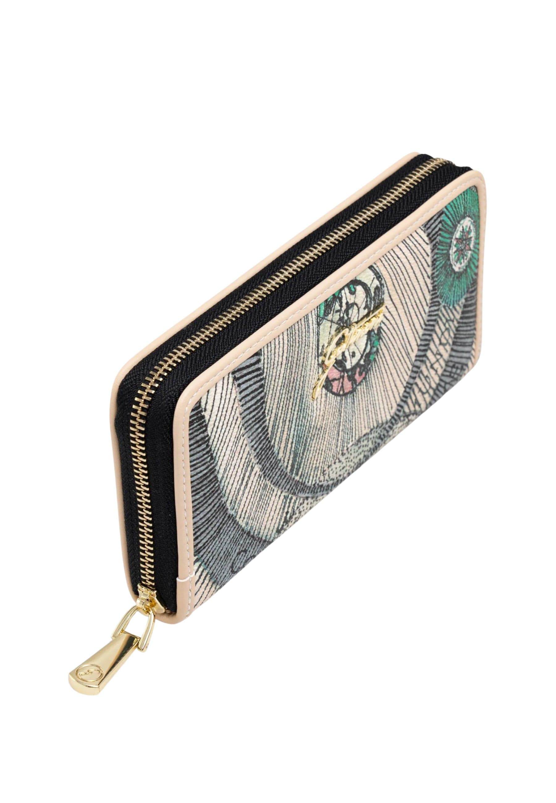 GATTINONI  PORTAFOGLIO PLANETARIUM L ZIP WALLET PVC - 4