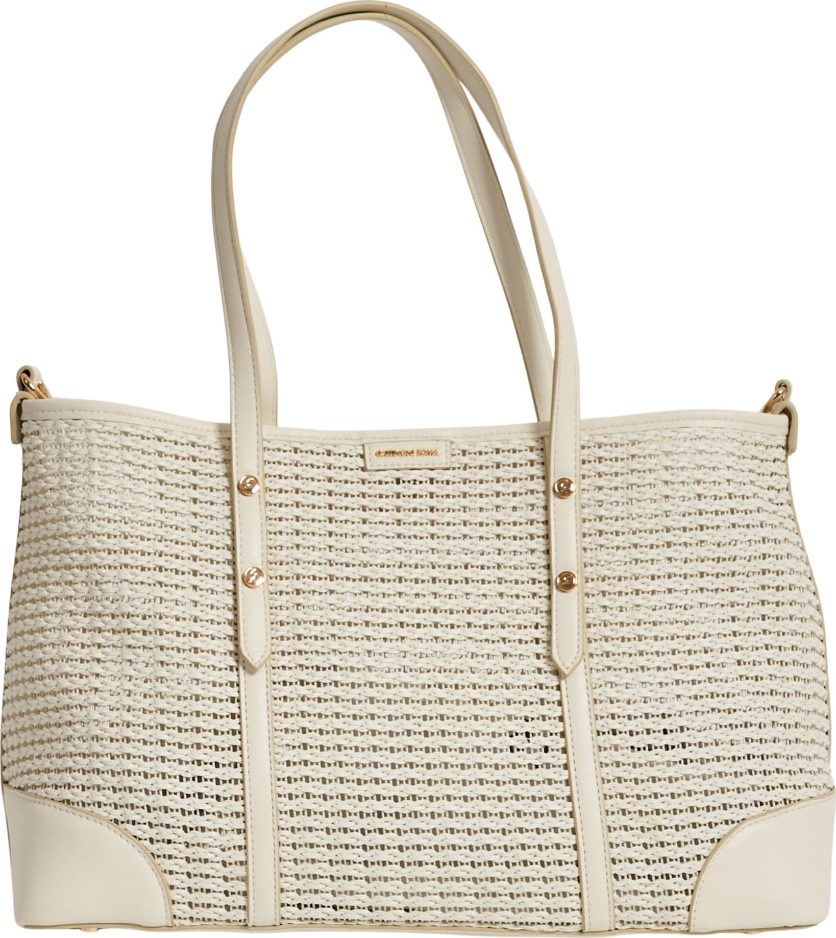 GATTINONI  BORSA CHARLENE L. SHOPPING – BIANCO