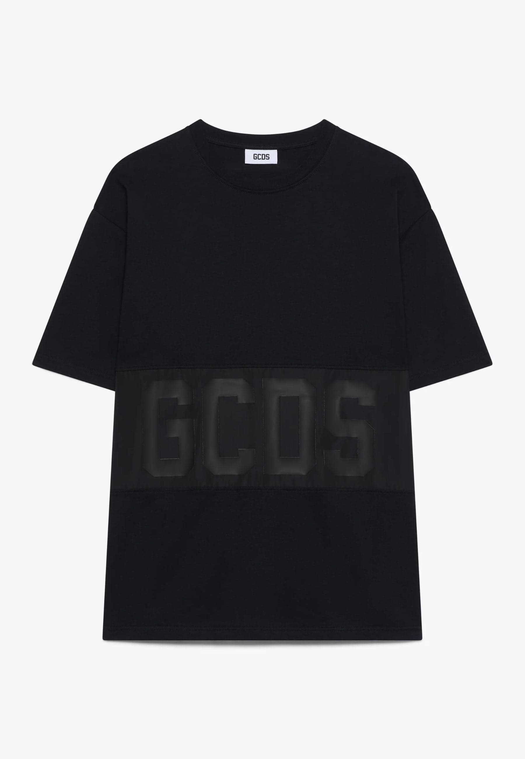 GCDS  T-SHIRT BAND LOGO TONAL LOOSE SS T-SHIRT - 5