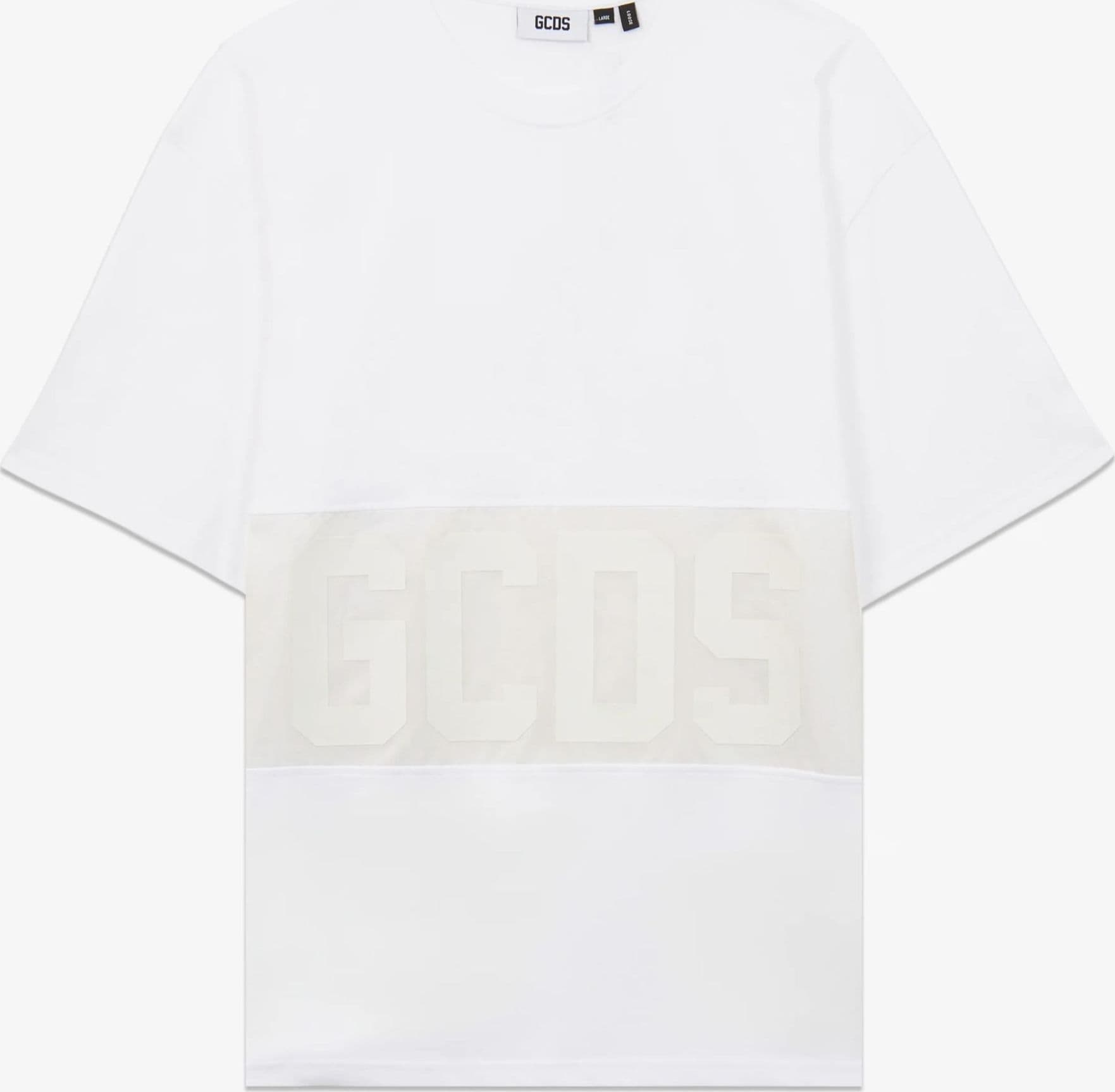 GCDS  T-SHIRT BAND LOGO TONAL LOOSE SS T-SHIRT - 5