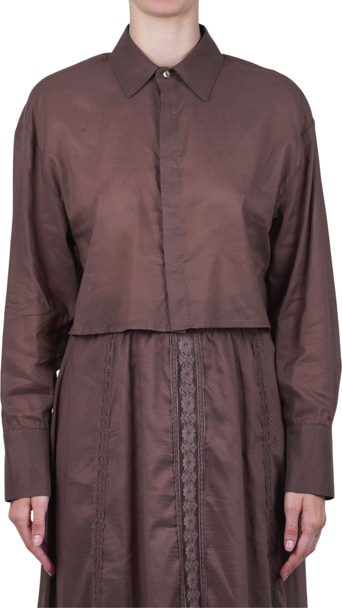 SO ALLURE So Allure - Camicia - 470034 - Cacao - 3