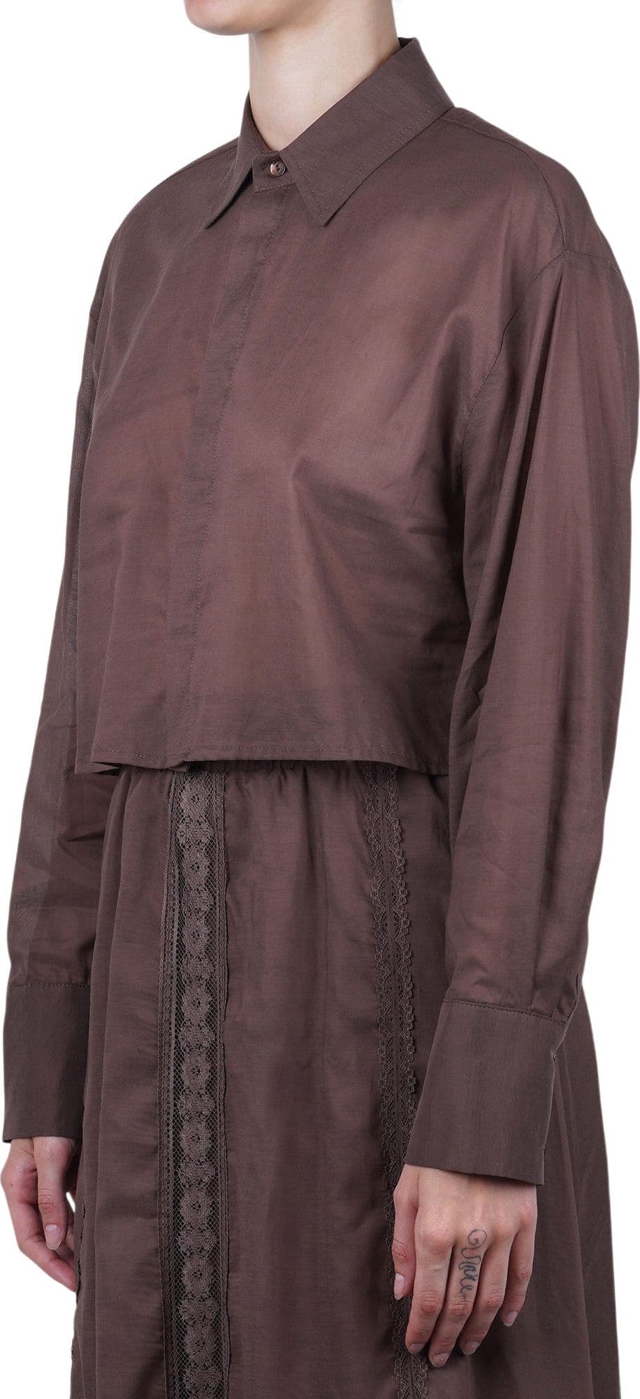 SO ALLURE So Allure - Camicia - 470034 - Cacao - 4