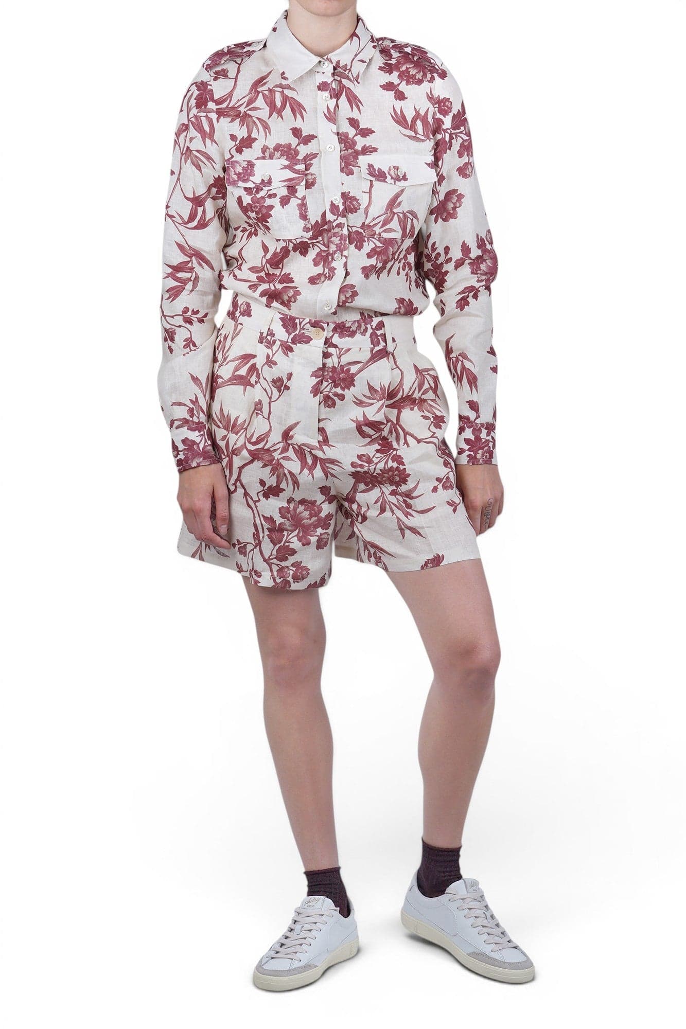 Semi-Couture Semi Couture - Camicia - 470929 - Panna/Ciliegia - 2