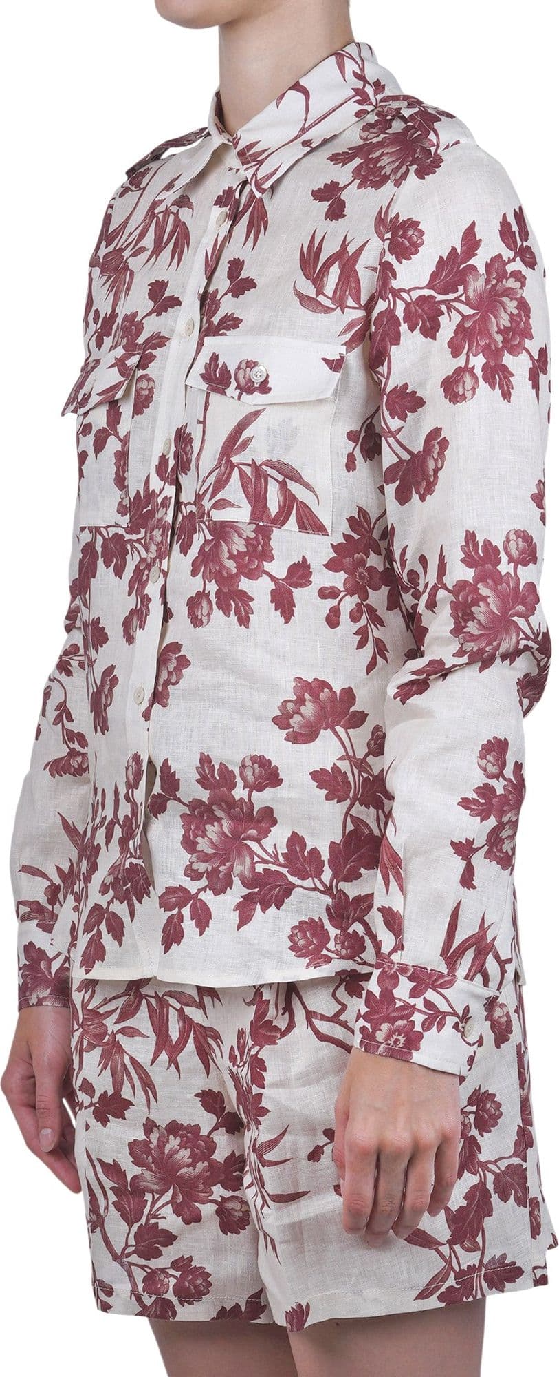 Semi-Couture Semi Couture - Camicia - 470929 - Panna/Ciliegia - 4
