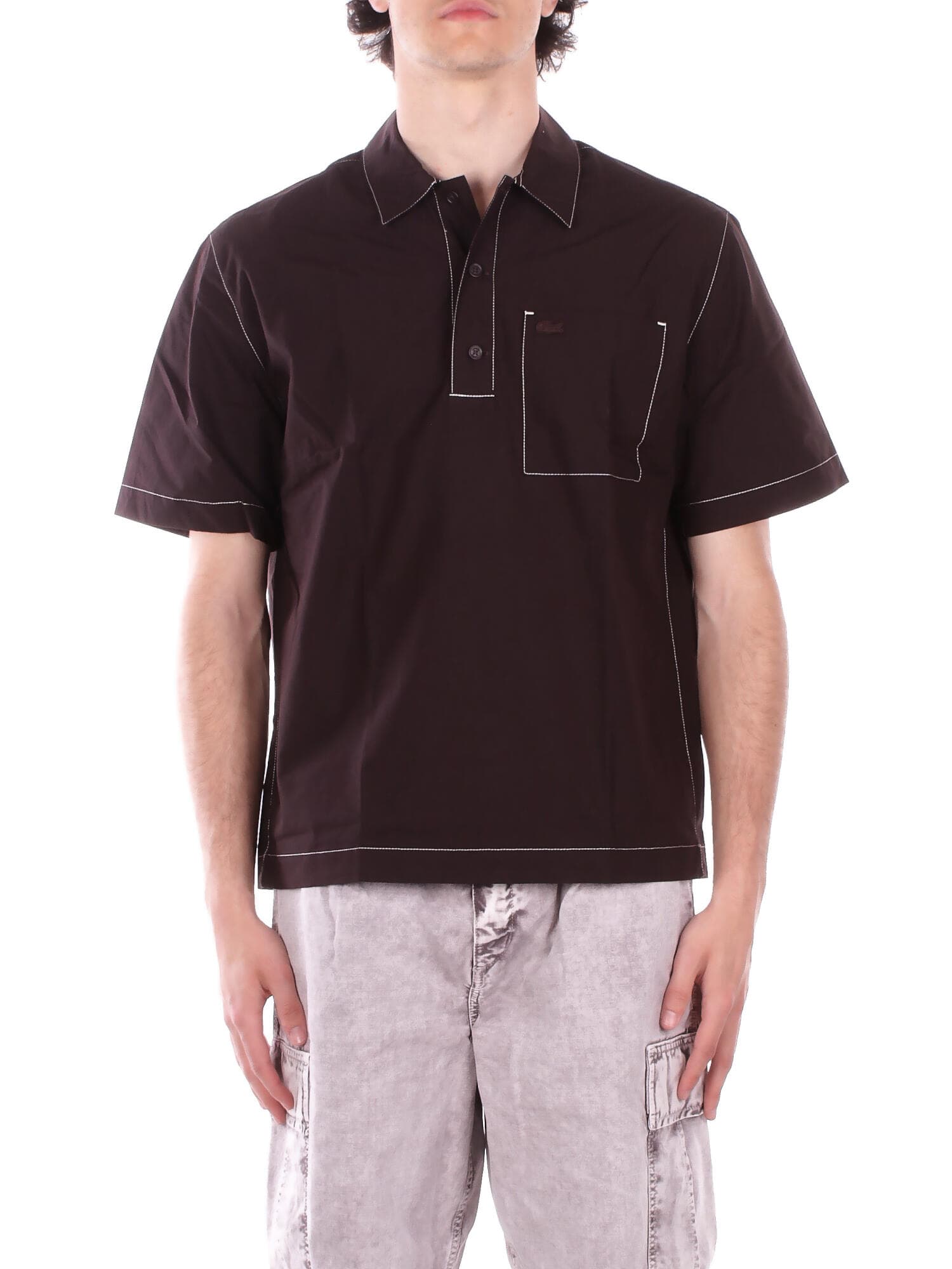 Lacoste  T-shirt e Polo Marrone - 7