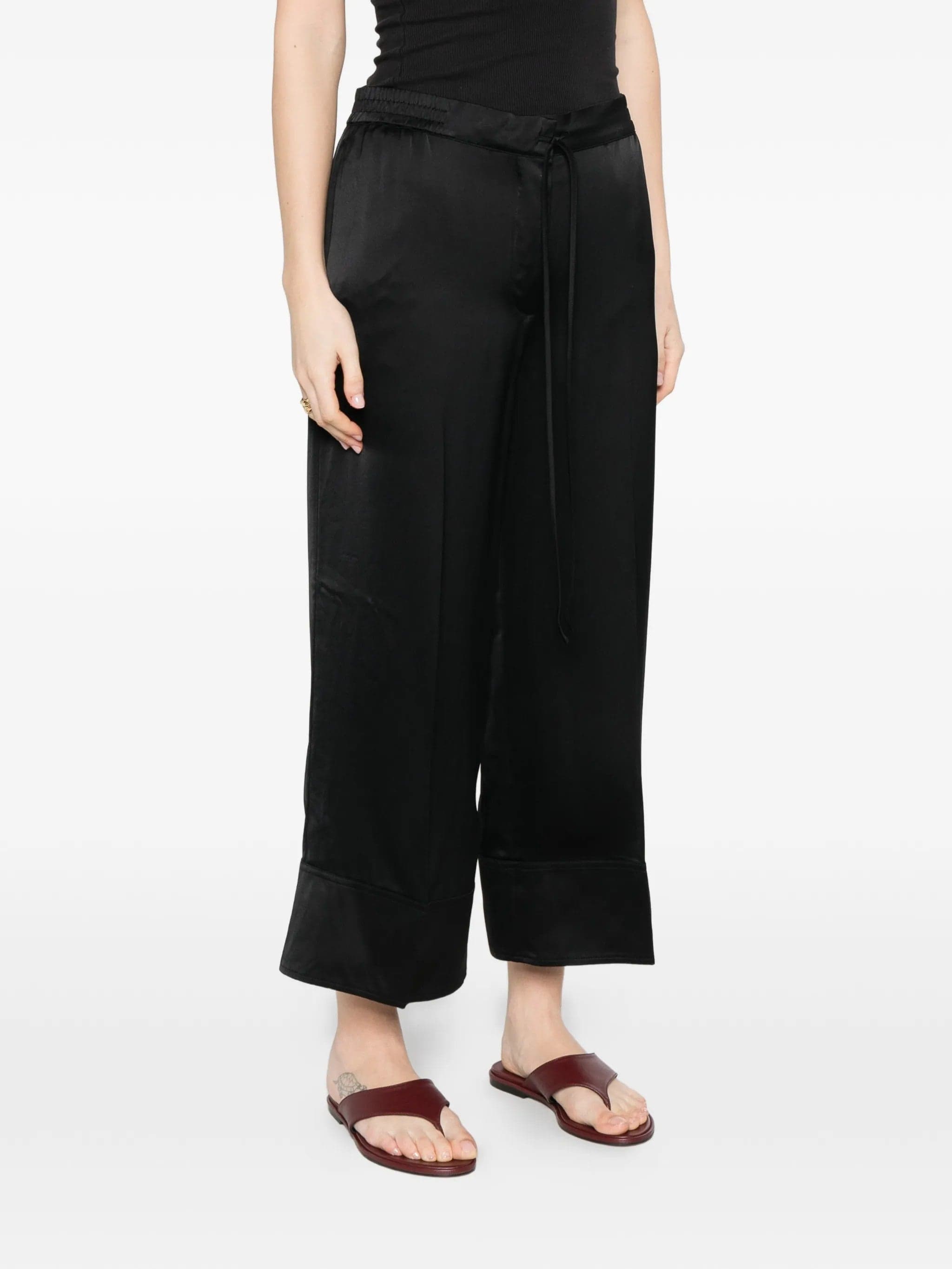 TOTEME Toteme - Pantaloni Neri da Donna - 5