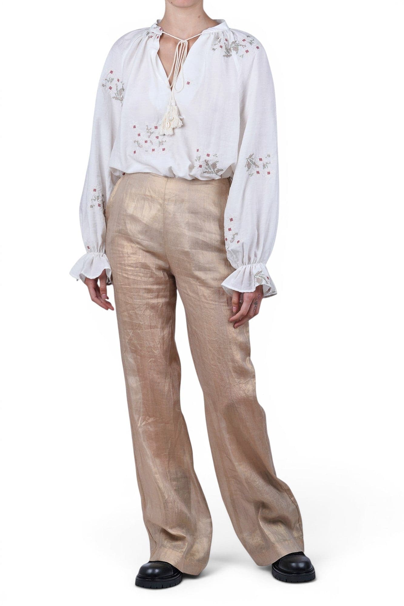 ALESSIA SANTI Alessia Santi - Pantalone - 470173 - Oro - 2