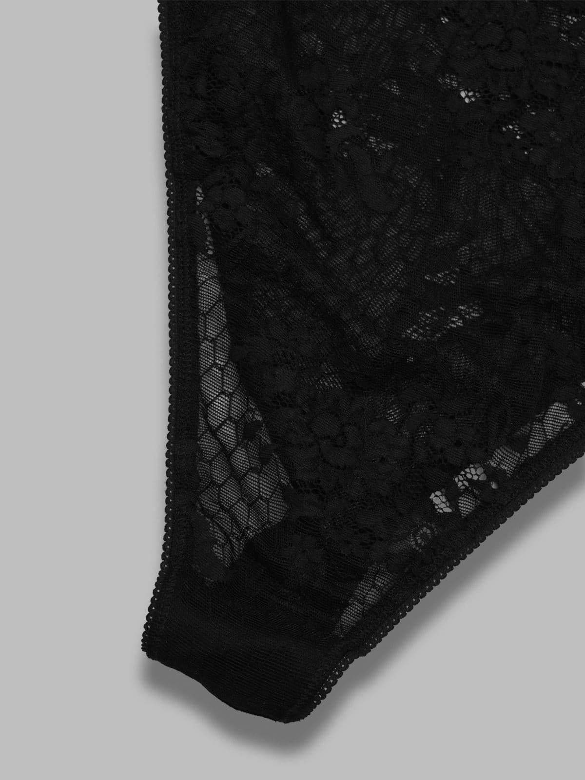 VAQUERA lace bullet bra bodysuit - 4
