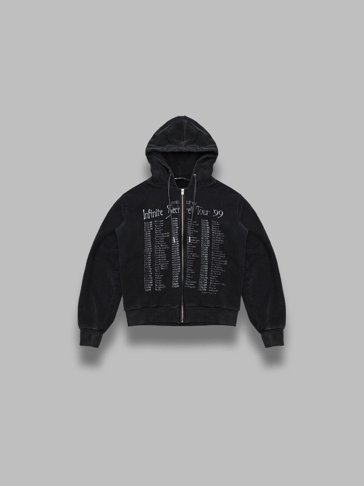 MISBHV tour 99 zipped hoodie - 4