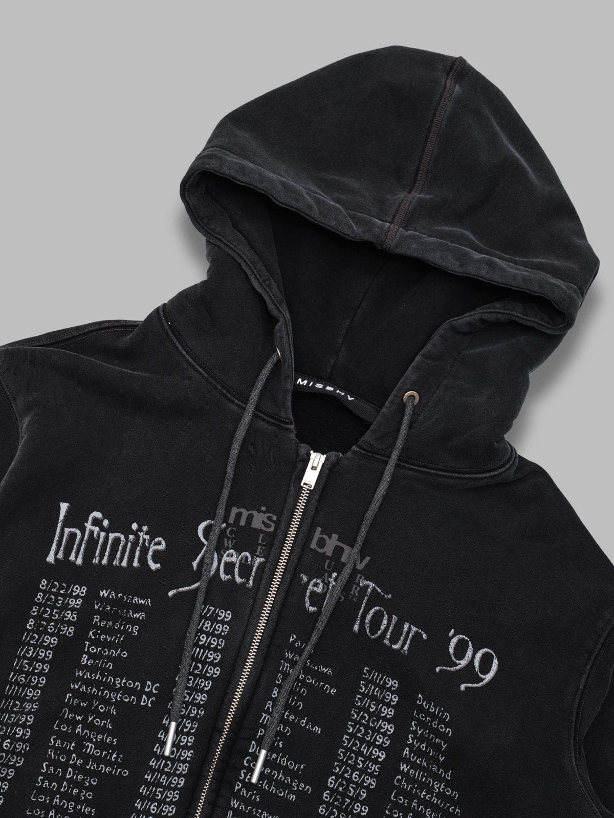 MISBHV tour 99 zipped hoodie - 3
