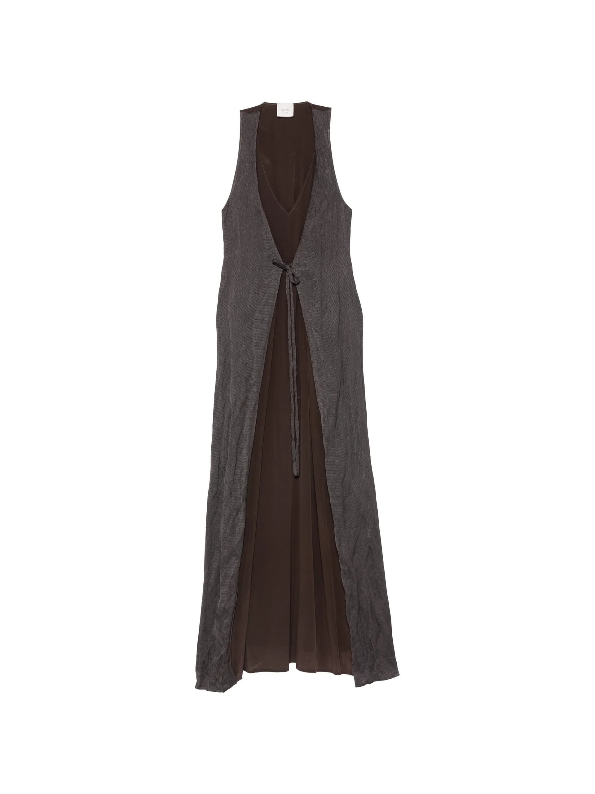 Alysi  - Vestito Marrone da Donna - 4